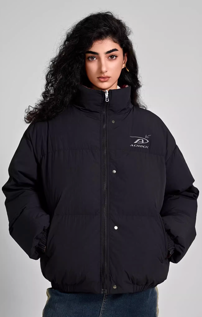 Achock Plaid Reversible Cotton Jacket