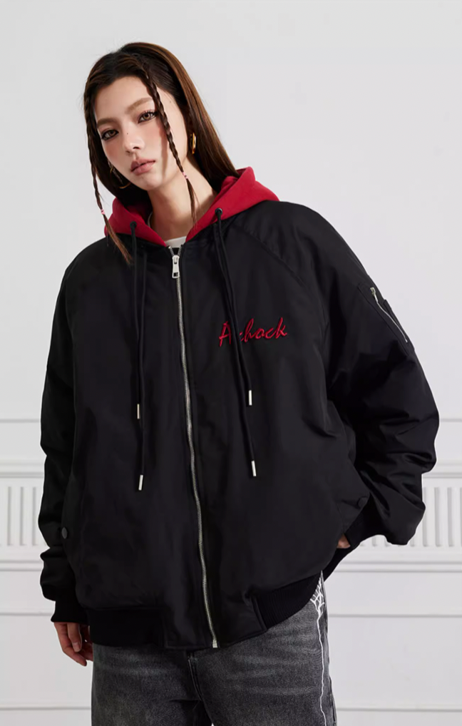 Achock Aviator Small Red Cap Jacket | Face 3 Face