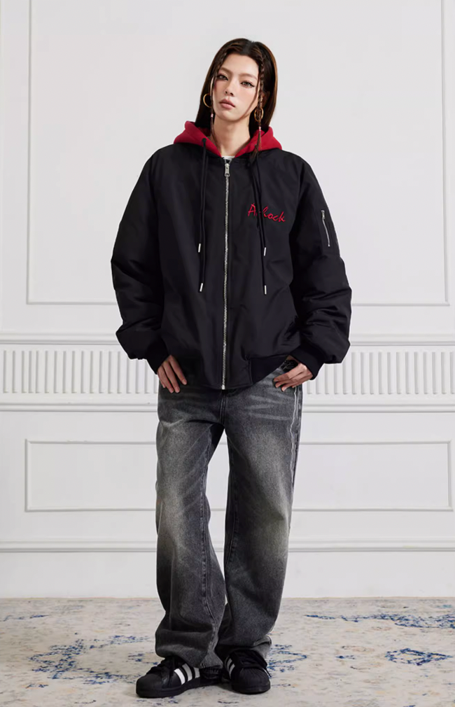Achock Aviator Small Red Cap Jacket | Face 3 Face