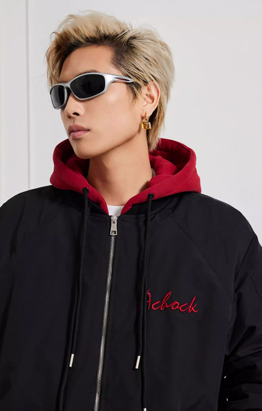 Achock Aviator Small Red Cap Jacket | Face 3 Face
