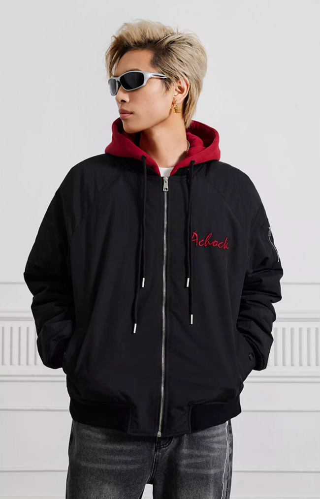 Achock Aviator Small Red Cap Jacket | Face 3 Face