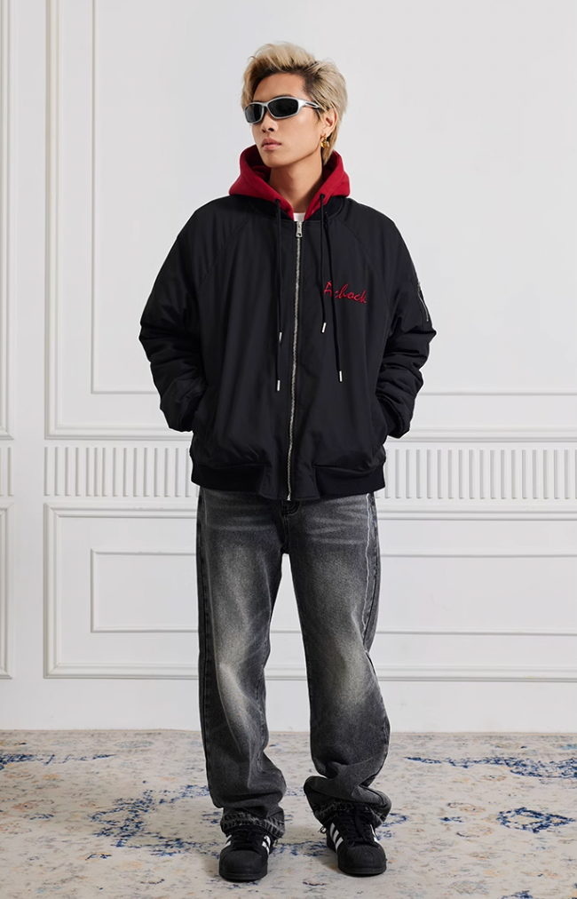 Achock Aviator Small Red Cap Jacket | Face 3 Face