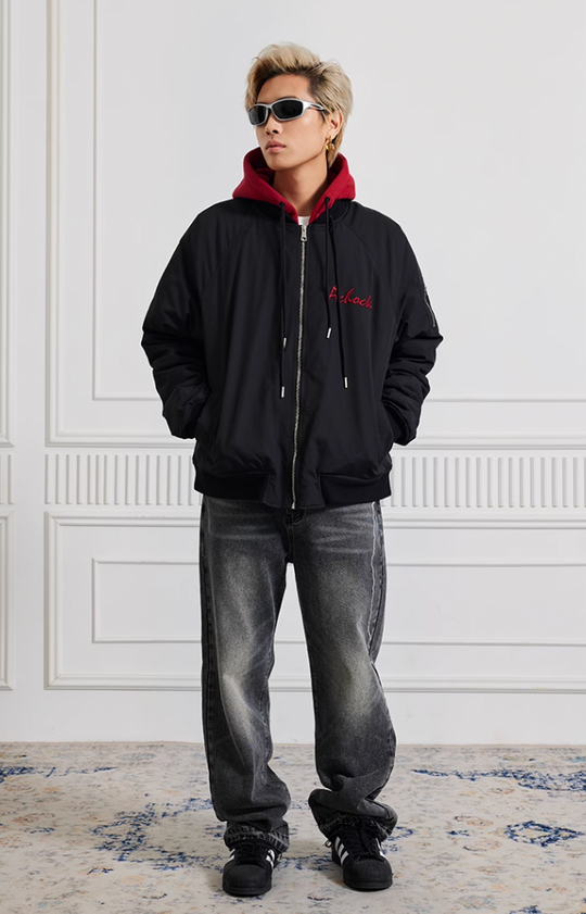 Achock Aviator Small Red Cap Jacket | Face 3 Face