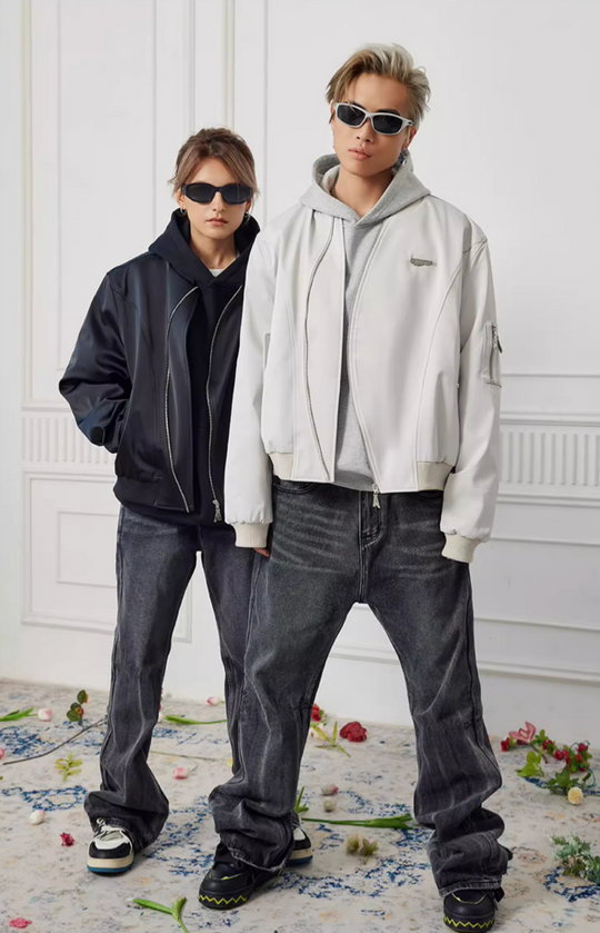 Achock Personalized Zipper Bomber Jacket