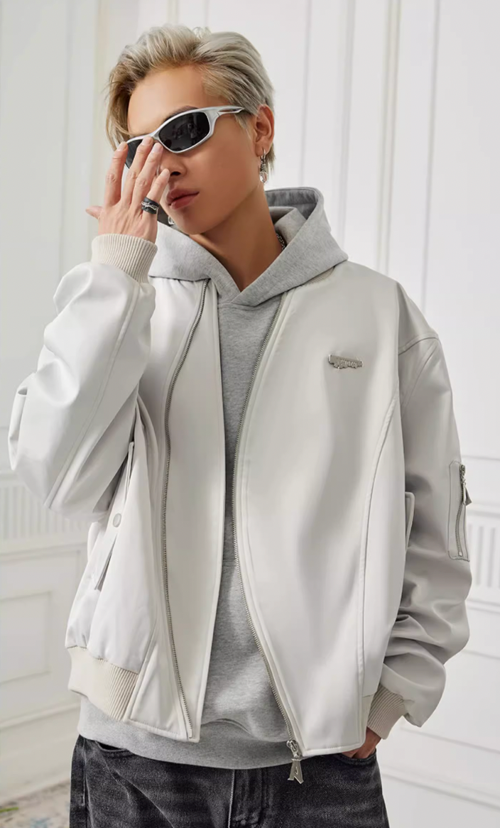 Achock Personalized Zipper Bomber Jacket