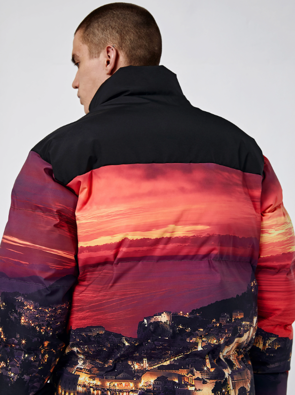 Achock Sunset Printed Cotton Jacket