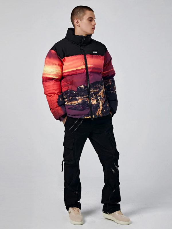 Achock Sunset Printed Cotton Jacket