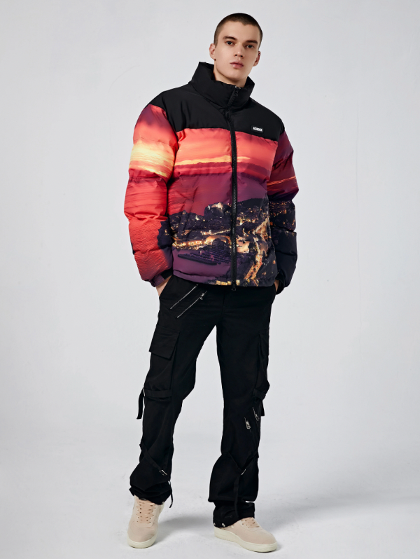 Achock Sunset Printed Cotton Jacket