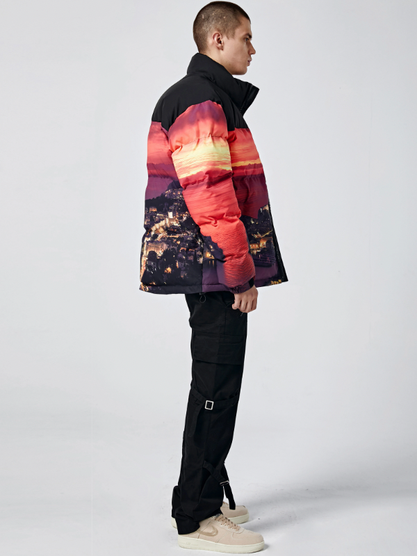 Achock Sunset Printed Cotton Jacket