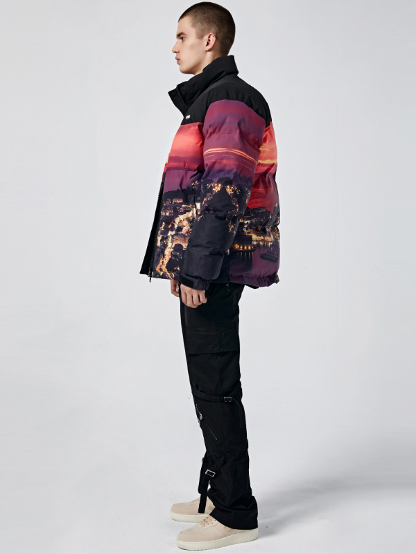 Achock Sunset Printed Cotton Jacket