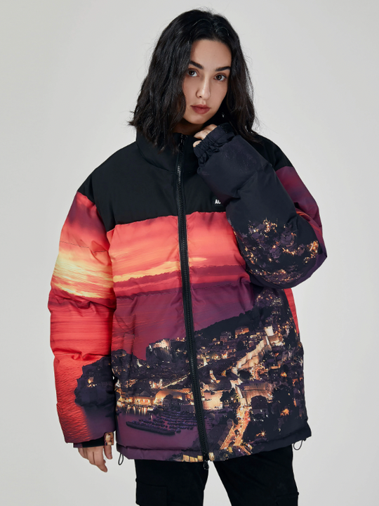 Achock Sunset Printed Cotton Jacket