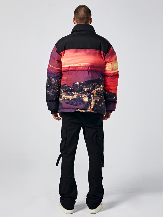 Achock Sunset Printed Cotton Jacket