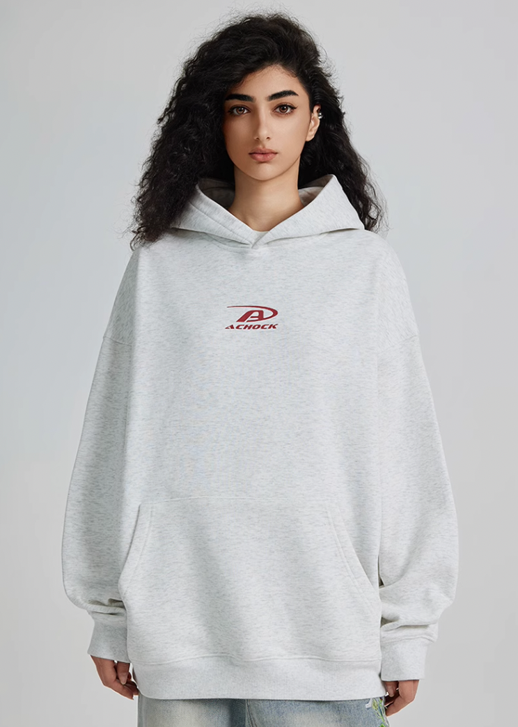 Achock Small Logo Simple Hoodie