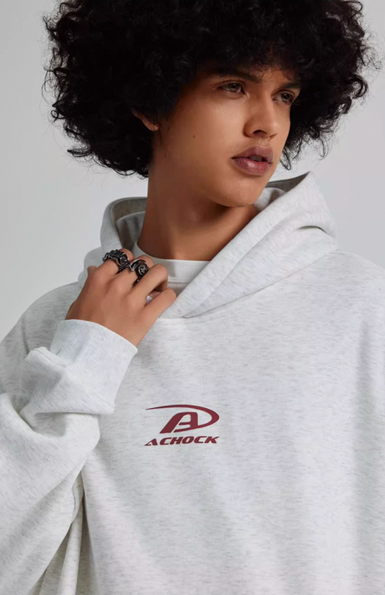 Achock Small Logo Simple Hoodie