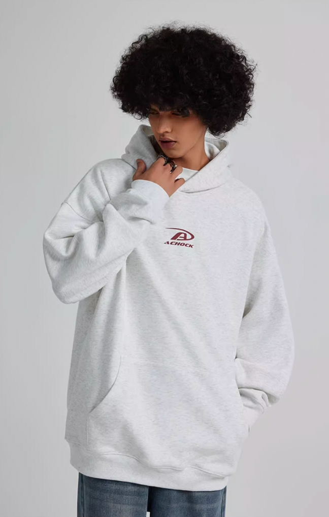 Achock Small Logo Simple Hoodie