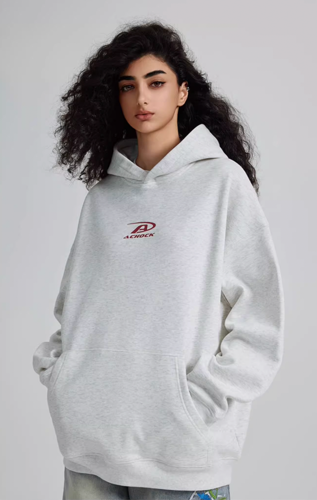 Achock Small Logo Simple Hoodie