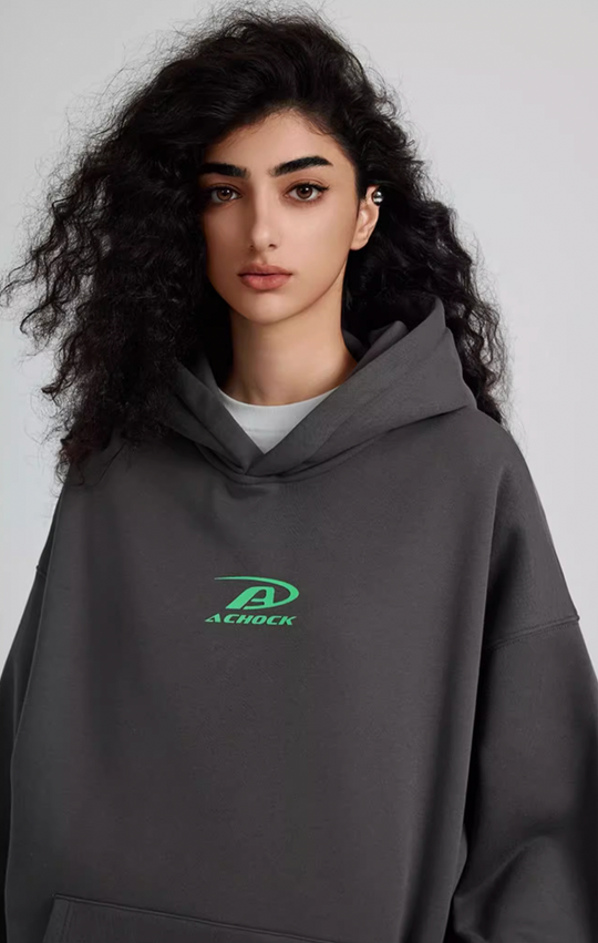 Achock Small Logo Simple Hoodie