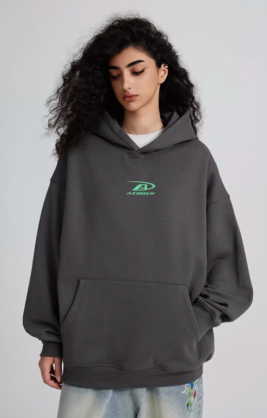 Achock Small Logo Simple Hoodie