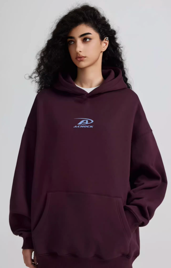 Achock Small Logo Simple Hoodie