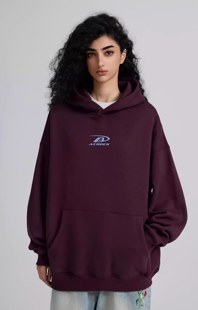 Achock Small Logo Simple Hoodie