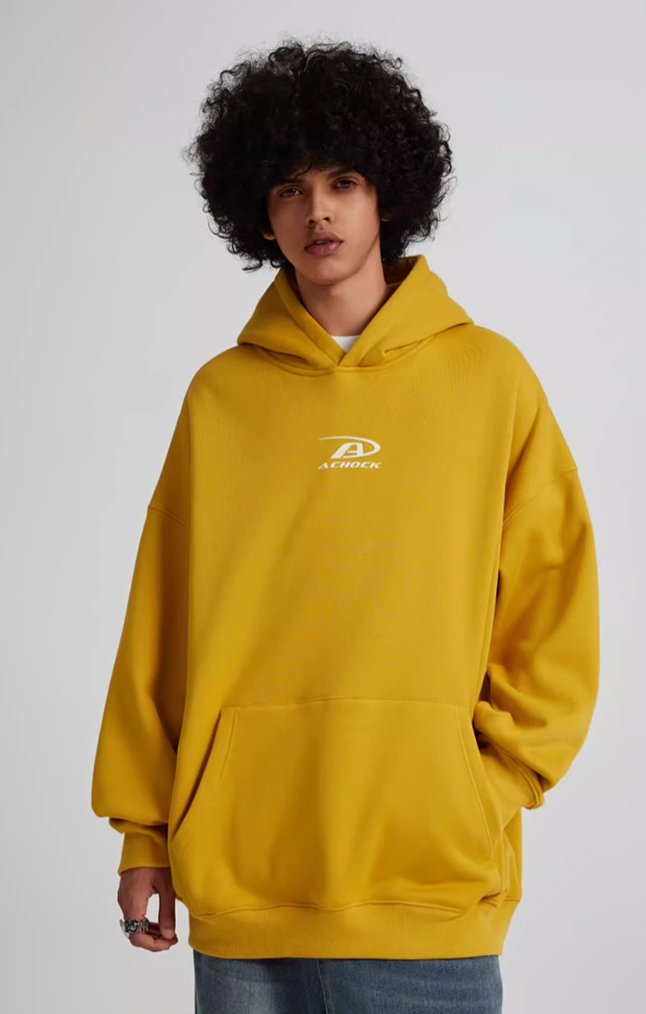 Achock Small Logo Simple Hoodie