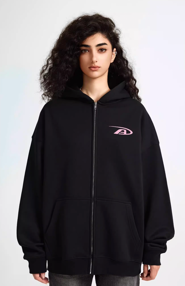 Achock Basic Logo Zipper Hoodie | Face 3 Face