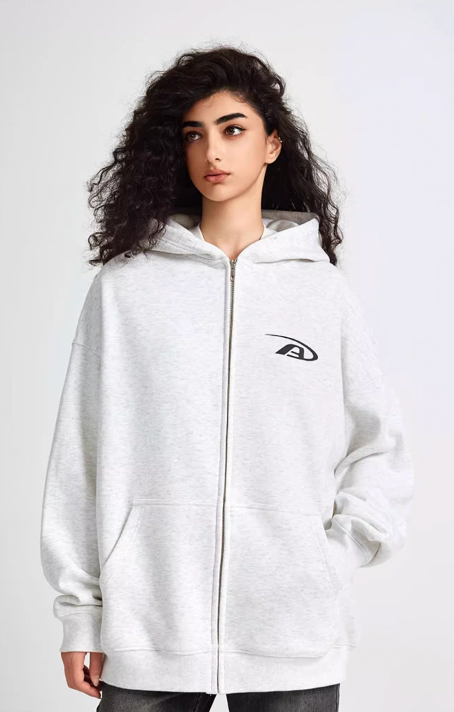 Achock Basic Logo Zipper Hoodie | Face 3 Face