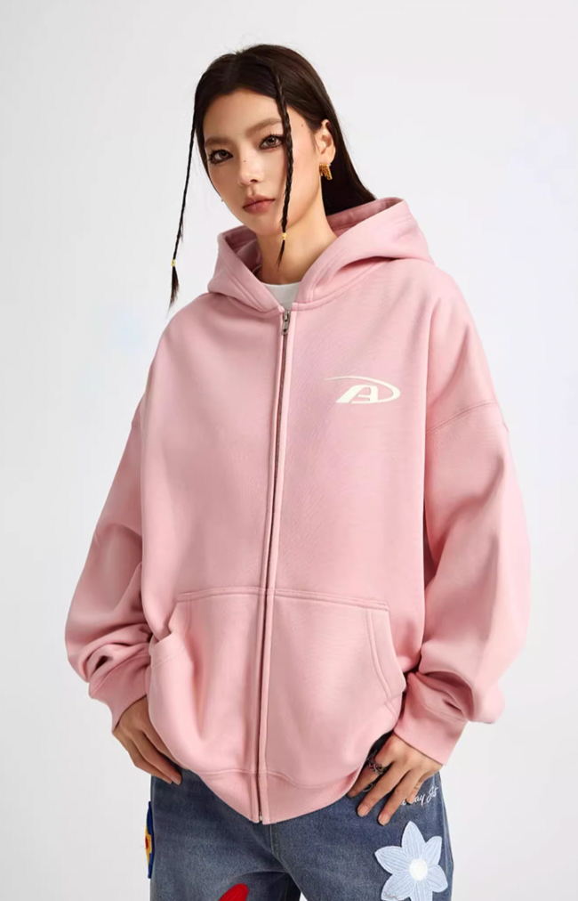 Achock Basic Logo Zipper Hoodie | Face 3 Face