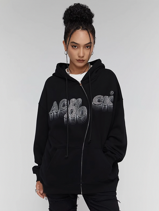 Achock Phantom Hot Drill S Zipper Hoodie