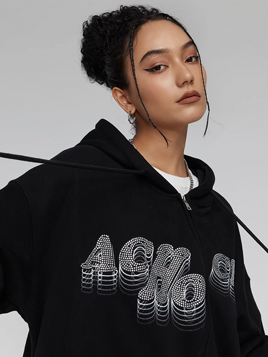 Achock Phantom Hot Drill S Zipper Hoodie