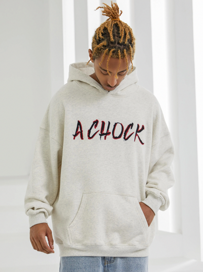 Achock Multicolor Logo Embroidery Hoodie