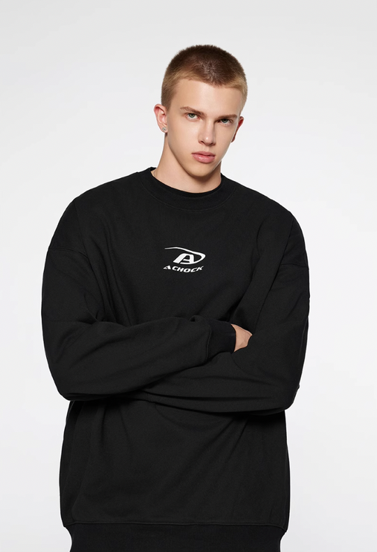 Achock Basic Logo Print Sweatshirt | Face 3 Face