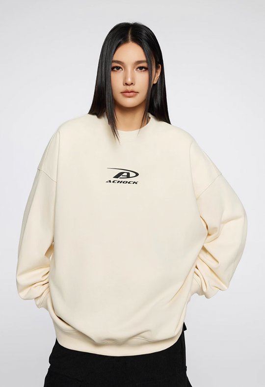 Achock Basic Logo Print Sweatshirt | Face 3 Face