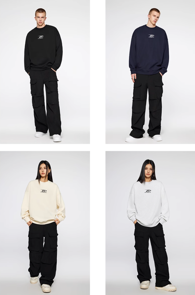 Achock Basic Logo Print Sweatshirt | Face 3 Face