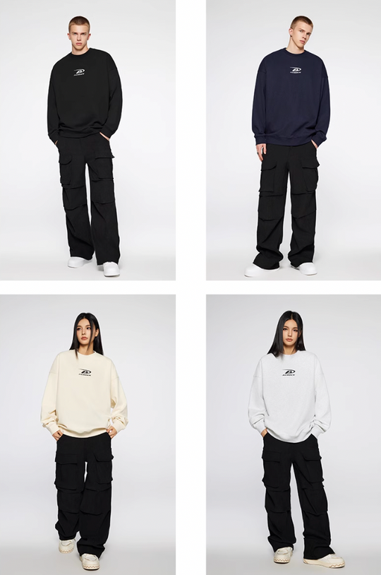 Achock Basic Logo Print Sweatshirt | Face 3 Face