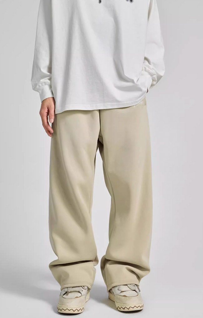 Achock Logo Embroidery Basic Sports Sweat Pants