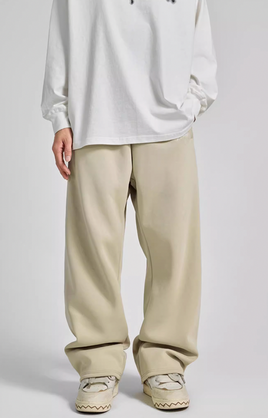 Achock Logo Embroidery Basic Sports Sweat Pants