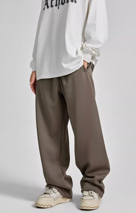 Achock Logo Embroidery Basic Sports Sweat Pants