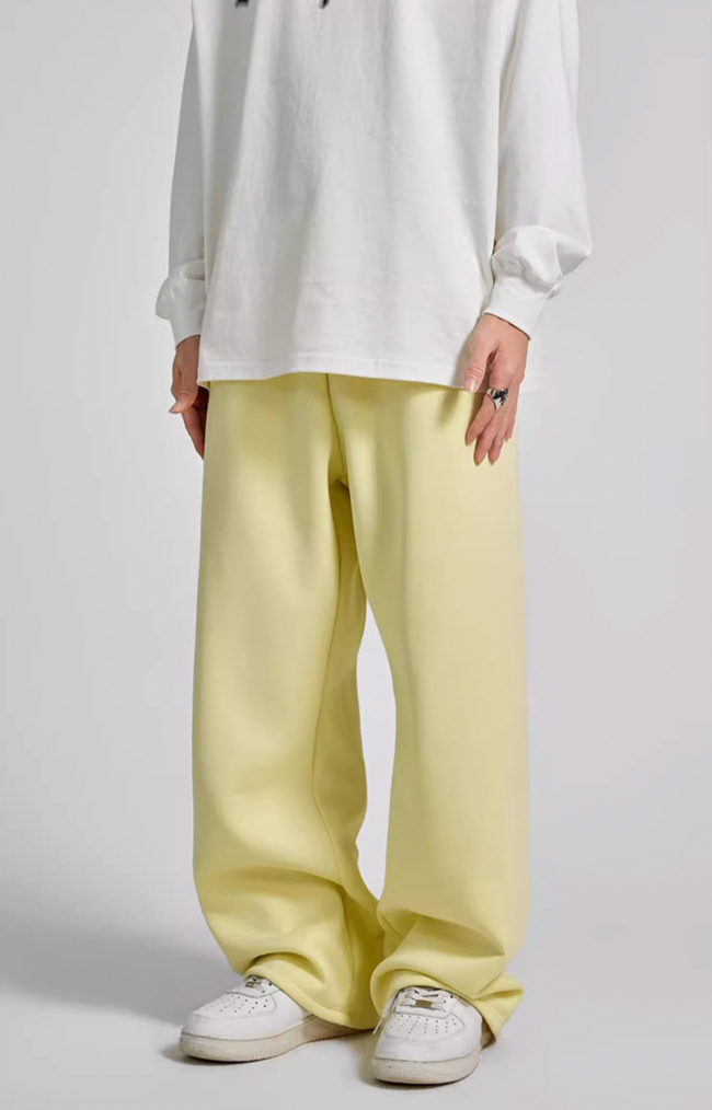 Achock Logo Embroidery Basic Sports Sweat Pants