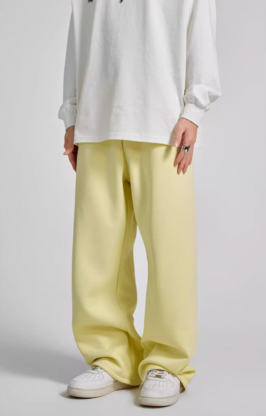 Achock Logo Embroidery Basic Sports Sweat Pants