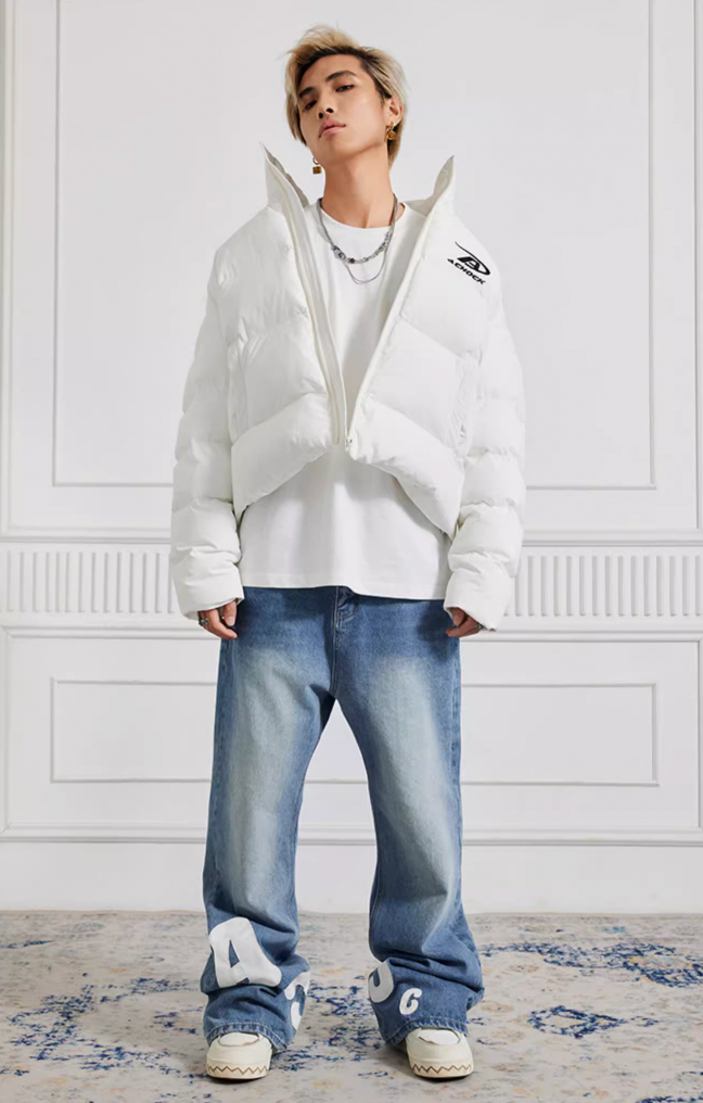 Achock Heavy Embroidered Micro Flare Denim Jeans | Face 3 Face