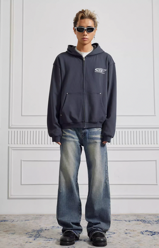 Achock  Washed Straight Wide Leg Denim Jeans | Face 3 Face