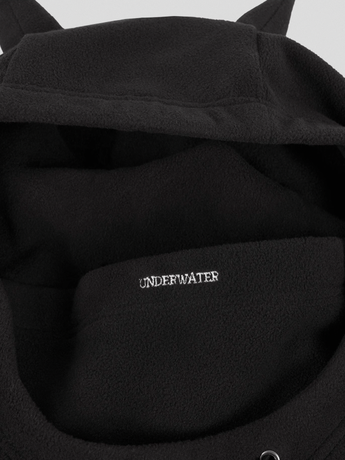 UNDERWATER Logo Embroidered Devil Horn Balaclava Hat