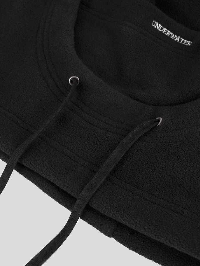 UNDERWATER Logo Embroidered Devil Horn Balaclava Hat