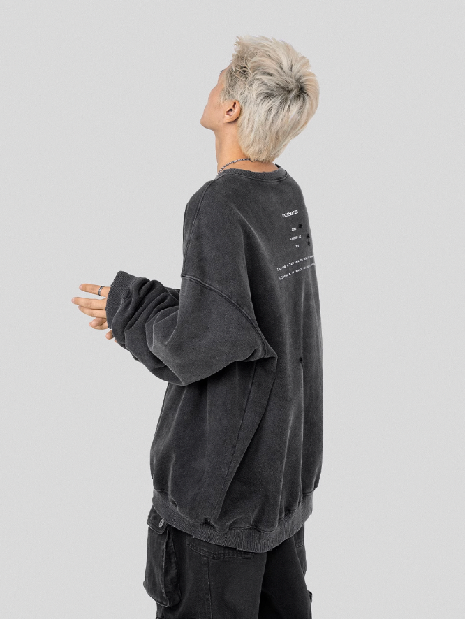 UNDERWATER Wormhole Destruction Thorns Printed Sweatshirt