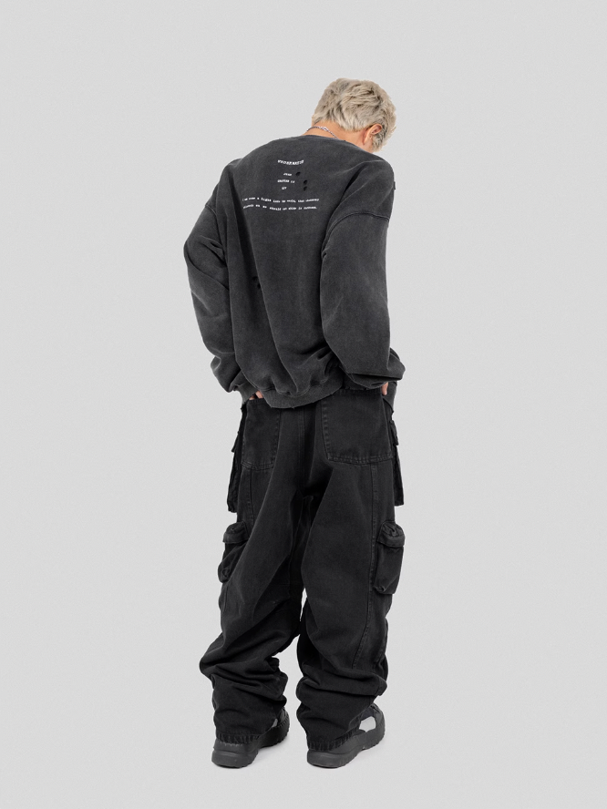 UNDERWATER Wormhole Destruction Thorns Printed Sweatshirt