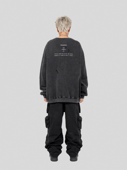 UNDERWATER Wormhole Destruction Thorns Printed Sweatshirt