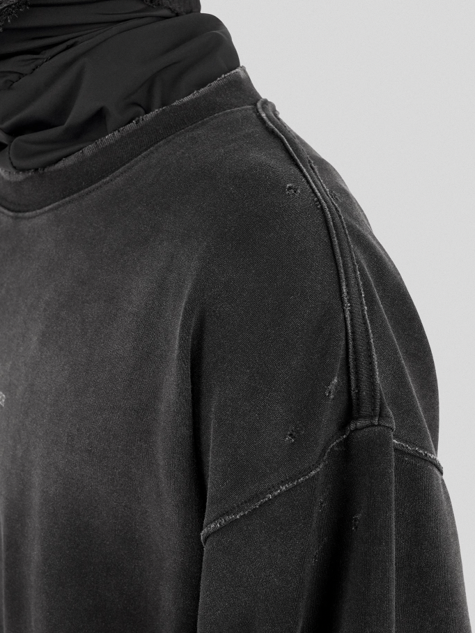 UNDERWATER Light Shadow Printed Long Sleeve Tee