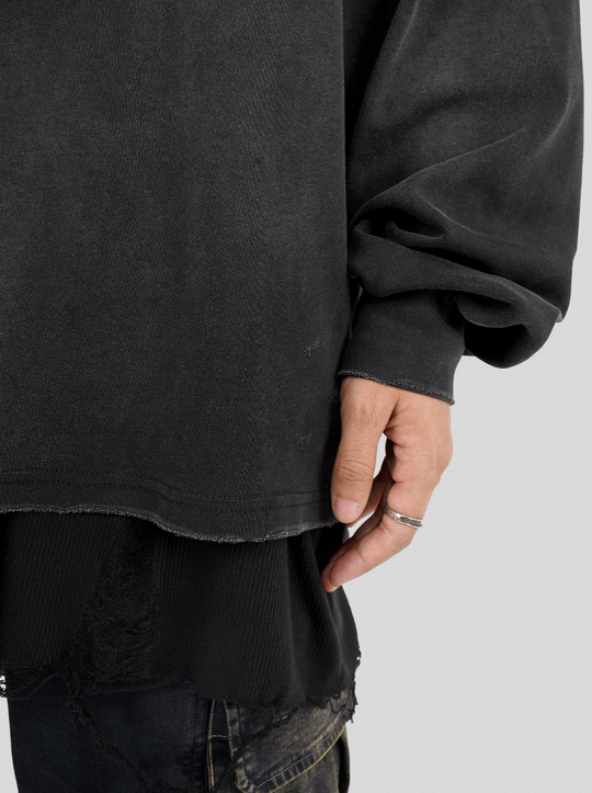 UNDERWATER Light Shadow Printed Long Sleeve Tee