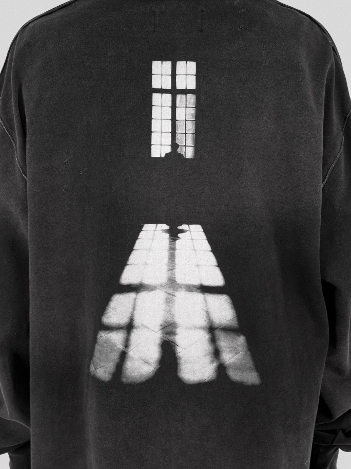 UNDERWATER Light Shadow Printed Long Sleeve Tee